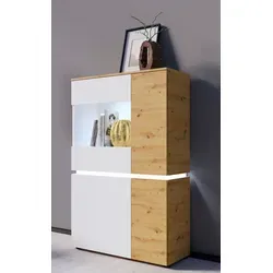 Wójcik Vitrine Luci Dekor Weiß