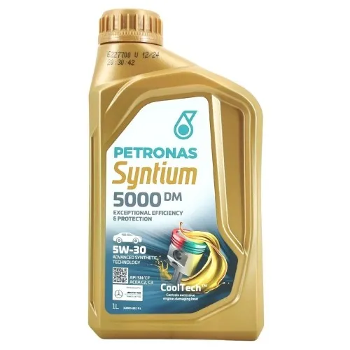 Motoröl Motorenöl SYNTIUM 5000 DM 5W-30 SN 1-Liter Flasche PETRONAS 70957E18EU