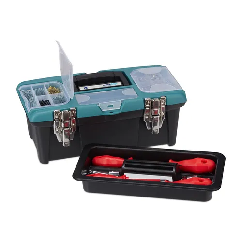 Werkzeugkoffer leer Werkzeugbox Montagekoffer mobil abschließbar Werkzeugkoffer