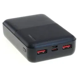 Universal Zusatz-/ Notfall-Akku Powerbank mit 10000 mAh zum Laden fast aller Geräte, 2 USB Ausgänge