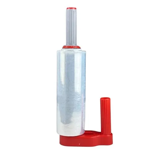 Freiziel® Abroller für Stretchfolie Kunstoff Rot