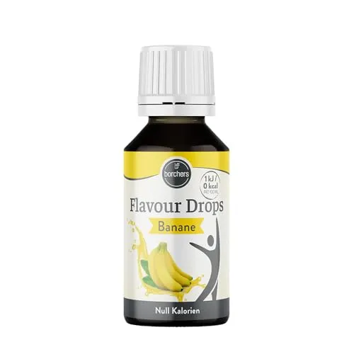 borchers Flavour Drops | Banane | 0 Kalorien | Zum Kochen und Backen | 30 ml