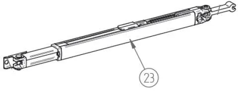 Thule Stützfuß 167cm für Markisen 3,5-4,5m von Thule