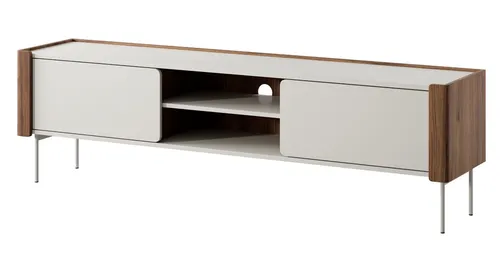 Fernsehschrank Wrap Tv-Lowboard 180 x 52 x 39 cm Tv-Schrank nußbaum/kaschmir