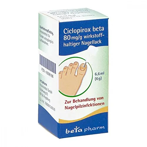 CICLOPIROX beta 80 mg/g Nagellack
