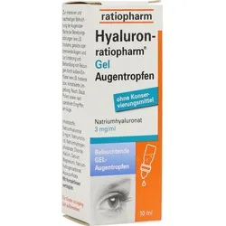 Hyaluron-Ratiopharm Gel Augentropfen 10 ML