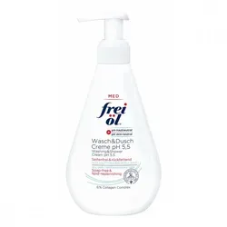 Frei öl Wasch & Duschcreme - Medizinische Körperpflege für empfindliche Haut, die sanft reinigt und gleichzeitig die natürliche Hautbarriere schützt.