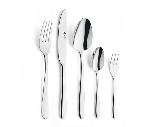 PW Paul Wirths CULTURA 44 Besteck Set für 6 Personen - 30-teiliges Edelstahl Besteckset, rostfrei und spülmaschinenfest - ideal für stilvolle Tischgedecke.