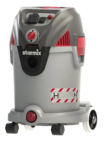Starmix Nass-Trockensauger Energetic APDH-1430 (Sauger mit max. 1.400 Watt, 220 mbar, 30-l-Behälter, PressClean Filterabreinigung, Staubklasse H) 110066