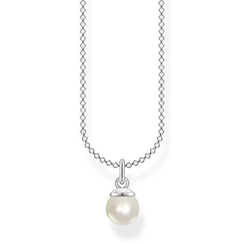 Thomas Sabo Damen Halskette Perle silber von THOMAS SABO