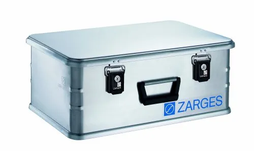 Zarges 40861 Mini-Box 42 L - Robuste Aluminium-Universalbox - Multitools - Hochwertige Aluminium-Box mit ergonomischen Griffen und vollverschweißten Profilstößen für maximale Stabilität und Langlebigkeit.