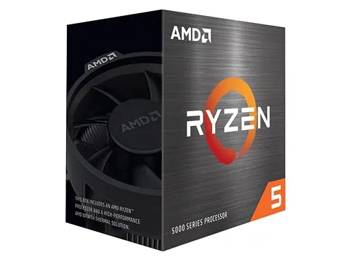 AMD Ryzen 5 5600 Prozessor (6 Kerne/12 Threads, 65W, AM4 Sockel, Bis zu 4.4 Ghz max boost, wraith stealth Kühler)