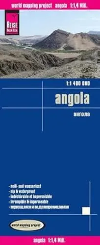 Reise Know-How Landkarte Angola (1:1.400.000): world mapping project