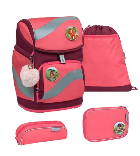 BELMIL Schulranzen Set Smarty Sweet Candy  Schulrucksack Schultasche Pink NEU