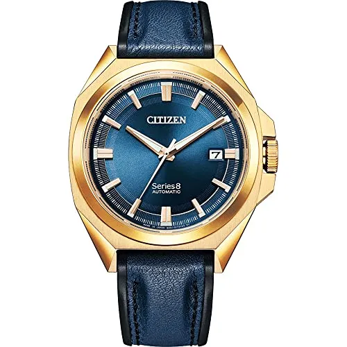 Citizen Automatic Watch NB6012-18L - Armbanduhren für Herren mit elegantem goldenen Edelstahlgehäuse und kratzfestem Saphirglas für höchsten Tragekomfort und Stil.