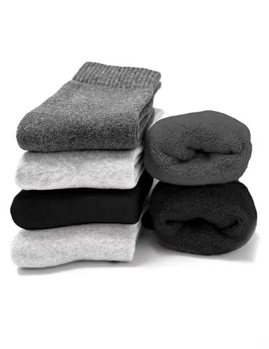 OCCULTO Kuschelsocken Damen Warme Kuschelsocken 6er Pack (Modell: Smilla) (6-Paar)