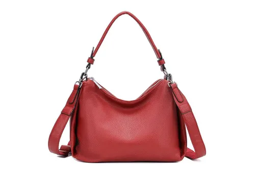 ITALYSHOP24 Schultertasche DAMEN TASCHE SHOPPER Umhängetasche Crossover Hobo Bag Leder Optik (Spar-Set: Tasche mit 2 Gürtel. Zusatz Stoffgurt/Umhängeband, mit Schultergurt), Henkeltasche Reisetasche Crossbag für Büro Freizeit Urlaub BodyBag