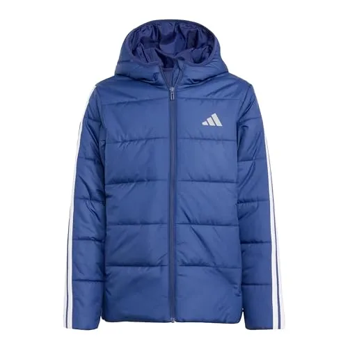 adidas Unisex Kids Essentials 3-Streifen gefütterte Kinderjacke