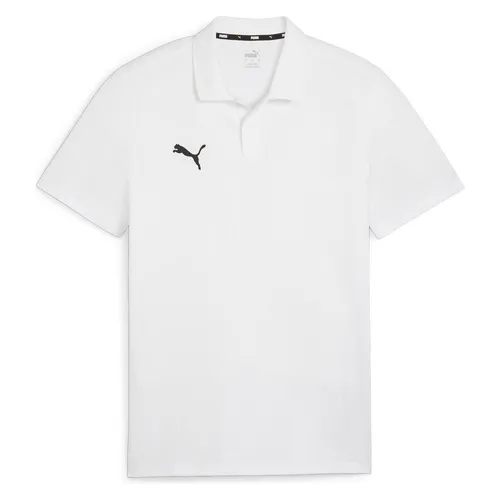 Puma Teamgoal Polo Herren - Weiß - Sportbekleidung-Sets, elegantes Polo aus 78% Baumwolle und 22% recycelter Baumwolle für Komfort und Nachhaltigkeit, ideal für Sport und Freizeit.