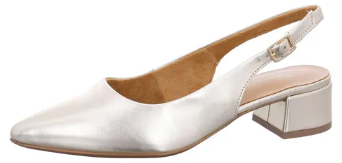 Tamaris TOUCH-IT Slingpumps mit Blockabsatz 1-29505-44 in gold von Tamaris