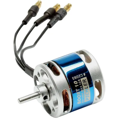 Pichler Modellbau Boost 10 Flugmodell Brushless Elektromotor 1400 kV - Modellbau-Elektromotor für Flugmodelle, leistungsstark mit vielseitigem Zubehör für flexible Befestigungsmöglichkeiten.