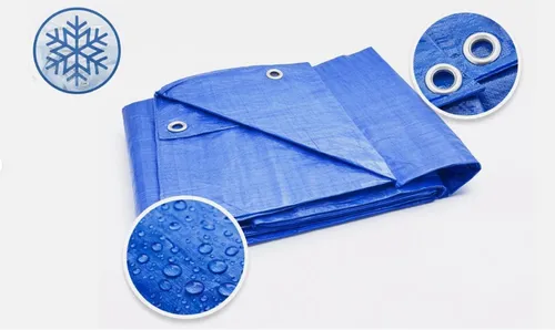 Gewebeplane Abdeckplane Holzabdeckplane Schutzplane Gartenplane Plane Bauplane BLAU (3x5m (15 m²))