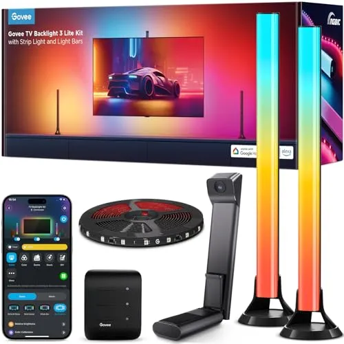 Produktbild Govee TV Hintergrundbeleuchtung 3 Lite Kit für 55-65 Inch TVs