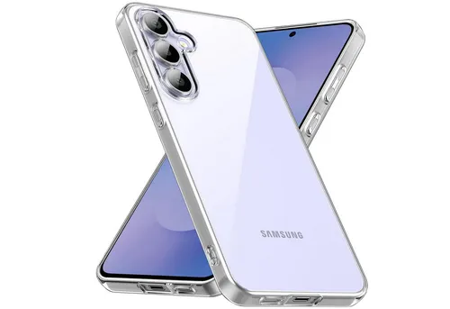CoolGadget Handyhülle Transparent Ultra Slim Case für Samsung Galaxy S25 FE 6,7 Zoll, Silikon Hülle Dünne Schutzhülle für Samsung S25 FE Hülle