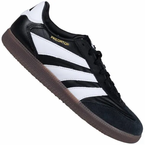 adidas Unisex Predator Freestyle Indoor Football Shoes - Fußballschuhe mit regulärer Passform, Obermaterial aus Wildleder und Mesh, ideal für Hallenspiele dank Lightstrike Dämpfung und abriebfester Gummiaußensohle.