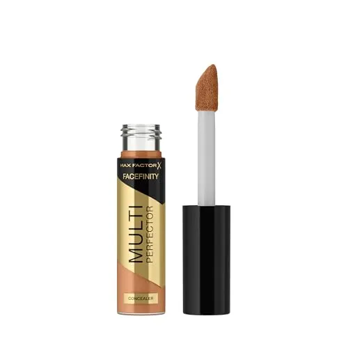 Max Factor Facefinity Multi-Perfector Concealer, All In One, Conceal Imperfections, Instant Brightening, Natrual Finish, Lightweight, Vegan, Customisable Coverage - 7N, 11 ml
