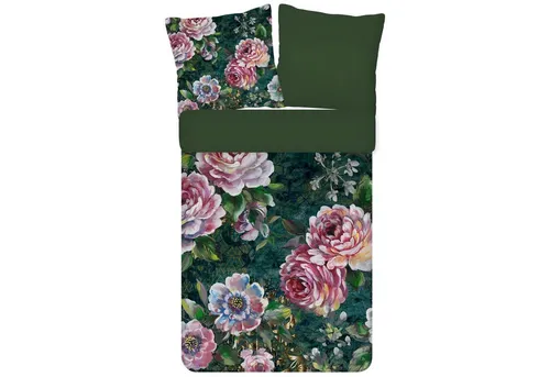 ESPiCO Bettwäsche Fleur multi Trendy Bedding - Bettwäsche-Sets mit malerischem Blumenmotiv, 100% Baumwolle für optimalen Schlafkomfort, atmungsaktiv und temperaturausgleichend – ideal für jede Jahreszeit.