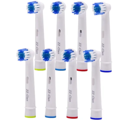 Aufsteckbürsten kompatibel mit Oral B Ersatzbürsten und Oral-B Precision Clean 8