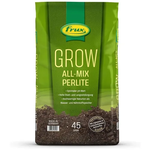 Frux Grow All-Mix Perlite Erde für Cannabispflanzen (45 L)