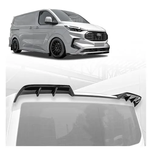 CHROMEMASTER | Dachspoiler Heckspoiler Kompatibel mit Ford Transit Custom 2023+; Auto Zubehör