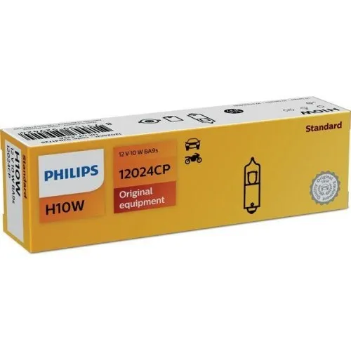 10x Glühlampe PHILIPS 12024CP passend für