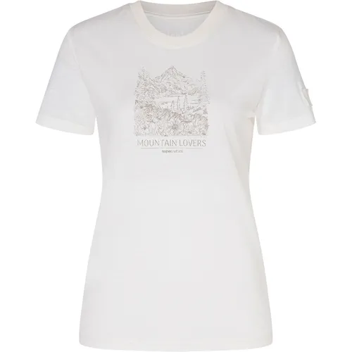 Super.Natural W Mountain Lovers BIO J Tee - Nachhaltiges Damen T-Shirt - Das W Mountain Lovers BIO J Tee von Super.Natural vereint Stil und Umweltbewusstsein. Mit femininer Passform und atmungsaktivem Material ist es der ideale Begleiter für Freizeit und Reisen.