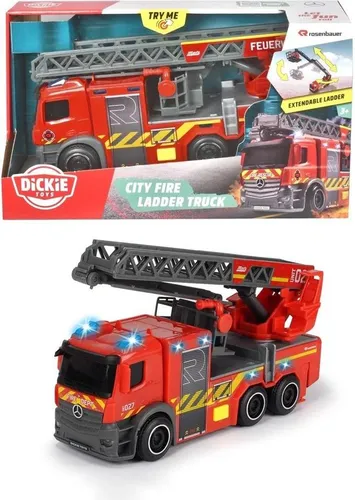SIMBA Rosenbauer SOS Feuerwehrauto 23 cm mit Licht & Sound