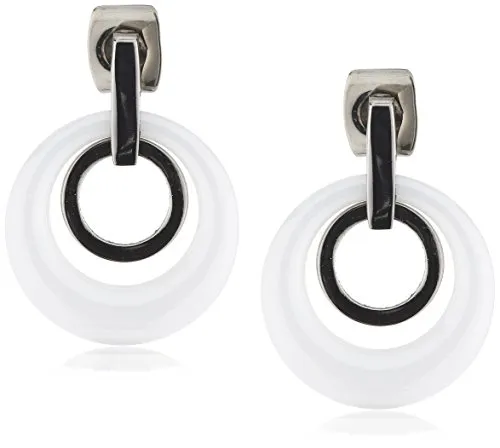 Boccia Damen-Creolen Titan Keramik von Boccia Titanium