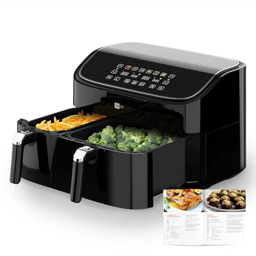aeco DUO Doppelkammer AirFryer 9L von aeco