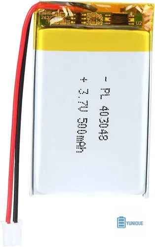 Produktbild 3.7V 500mAh Li-Ion Batterie 403048 mit Schutz für Bluetooth-Kopfhörer