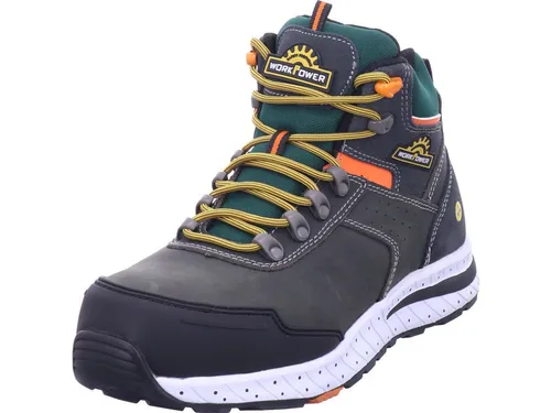 WORKPOWER Sicherheitsstiefel S3 Hilders für Herren - Herren Militär- & Einsatzstiefel mit metallfreiem Durchtrittschutz, superleichtem Komfort und rutschhemmender Sohle für optimale Stabilität. Ideal für lange Arbeitstage in anspruchsvollen Umgebungen.