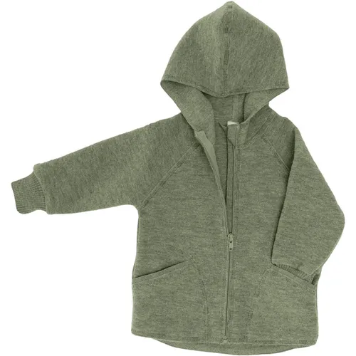 Engel Kinder Baby Kapuzenjacke 74 in Grün - Wärmende Walkjacke aus 100% Schurwolle, ideal für alle Outdoor-Aktivitäten und bequem für das ganze Jahr.