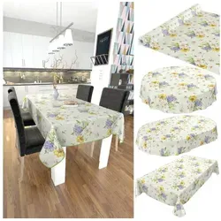 ANRO Tischdecke Wachstuchtischdecke Gartentischdecke Wachstischdecke (Einzelstück 1-tlg), Glatt Rund 120cm wasserabweisend grün Rund | Ø 120 cm x 120 cm x 120 cm x 0.2 mm