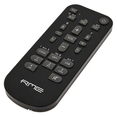 RME MRC Multi Remote Control MK2 - Infrarot Fernbedienung - Video, Audio Interface; Vielseitige Steuerung für RME ADI-2 DAC, Pro FS R und Pro SE mit 4 frei belegbaren Tasten und Aluminium-Gehäuse für eine hochwertige Nutzung.