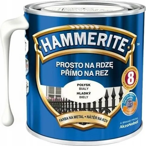 Hammerite Gerade zum Glattschneiden 0,7l, Weiß