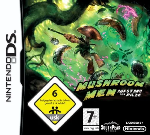 Mushroom Men: Aufstand der Pilze für Nintendo DS/3DS - Action & Abenteuer Spiel mit Collector's Edition, beinhaltet Gebrauchsanleitung und Multiplayer-Modus für spannenden Spielspaß.