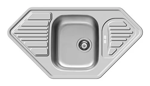 Pyramis MEDUSA CORNER 1B 2D Einbauspüle von Pyramis