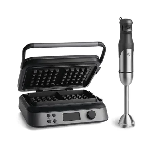 Waffeleisen Schwarz von Springlane