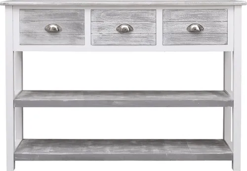 vidaXL Sideboard Antik-Grau 108x30x76 cm in grau von vidaXL