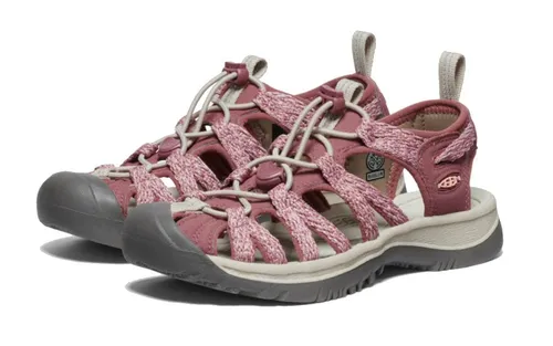 KEEN Damen Whisper Sandalen - Wasserfeste Outdoor-Schuhe - Wanderschuhe mit BungeeCaptureSystem für sicheren Sitz und Komfort; ideal für Abenteuer im Wasser und an Land, maschinenwaschbar für einfache Pflege.
